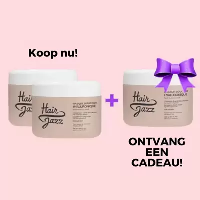 SPECIALE AANBIEDING! KOOP 2 HAIR JAZZ haargroeimaskers + masker GRATIS!
